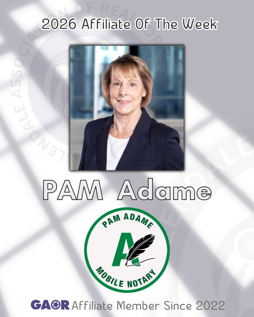 Affiliate Shoutout 2026 - Pam Adame - 2022
