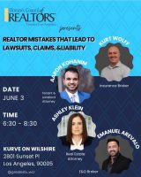 womens council LA - Avoid Realtor Mistakes