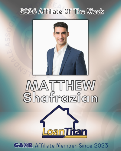 Matthew Shafrazian – 2026 Affiliate Shoutout Of The Week