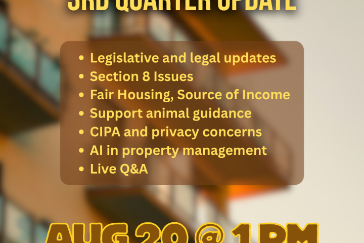 C.A.R. Property Management 3rd Quarter Update