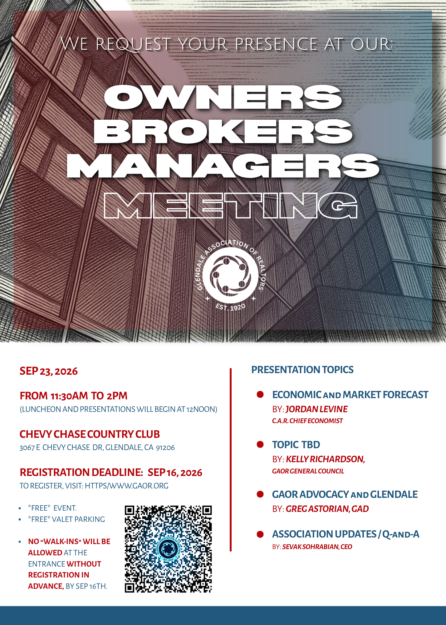 Owners Brokers Managers Meeting - SEP 23 - QR2