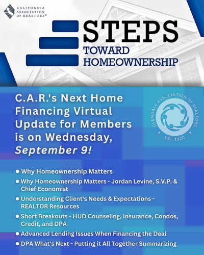 Steps Toward Home Ownership – SEP 09