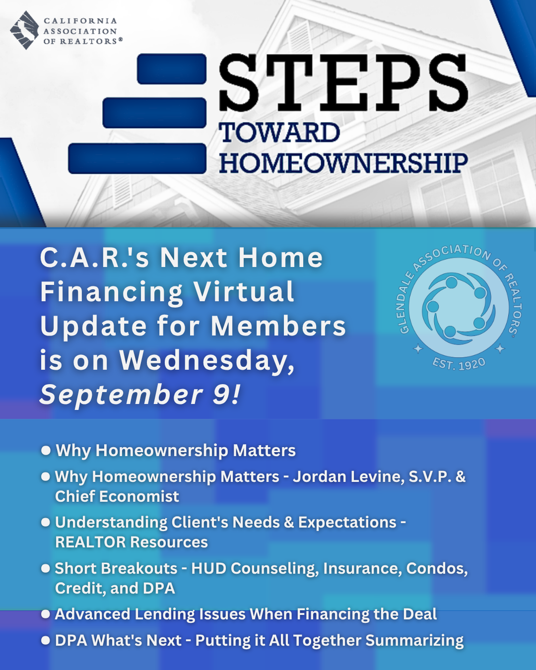 Steps Toward Homeownership - SEP 9