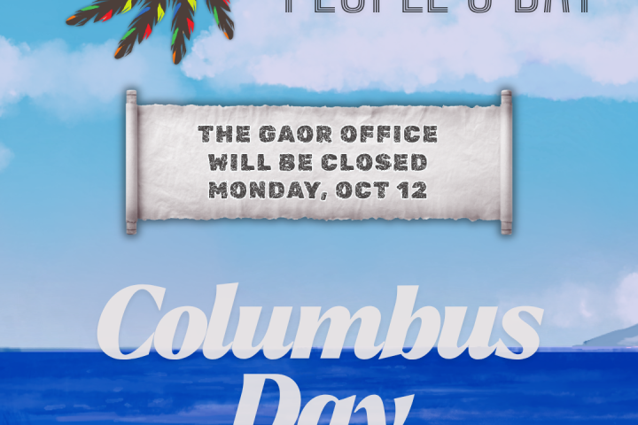 Colombus Day - Indiginous Peoples Day OCT 2026