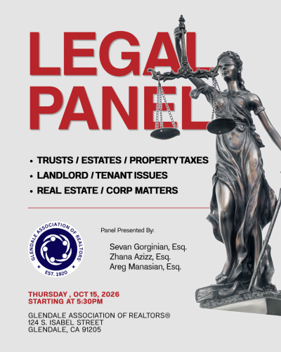 Legal Panel: Trusts, Estates, Property Taxes & More – OCT 15