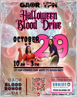 Blood Drive Flyer Choice Candy - OCT 29