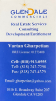 Vartan Gharpetian Glendale Commercial